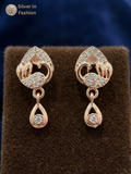 Rodium Ear Ring Pendant Set
