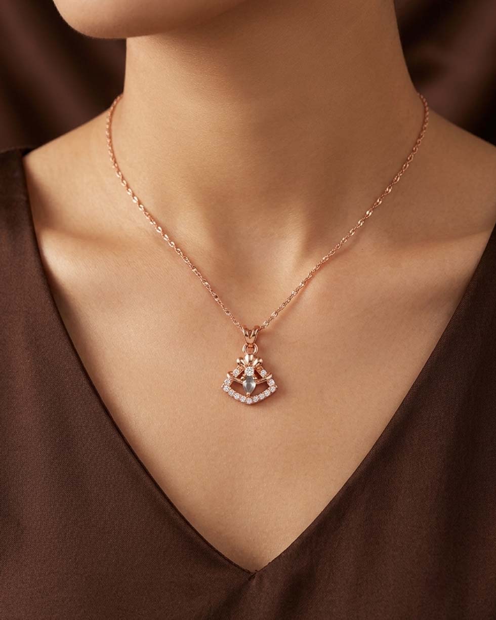 Crown Pearl Pendant - image 2