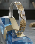 Elegant Gold & Silver Finish Designer Bracelet