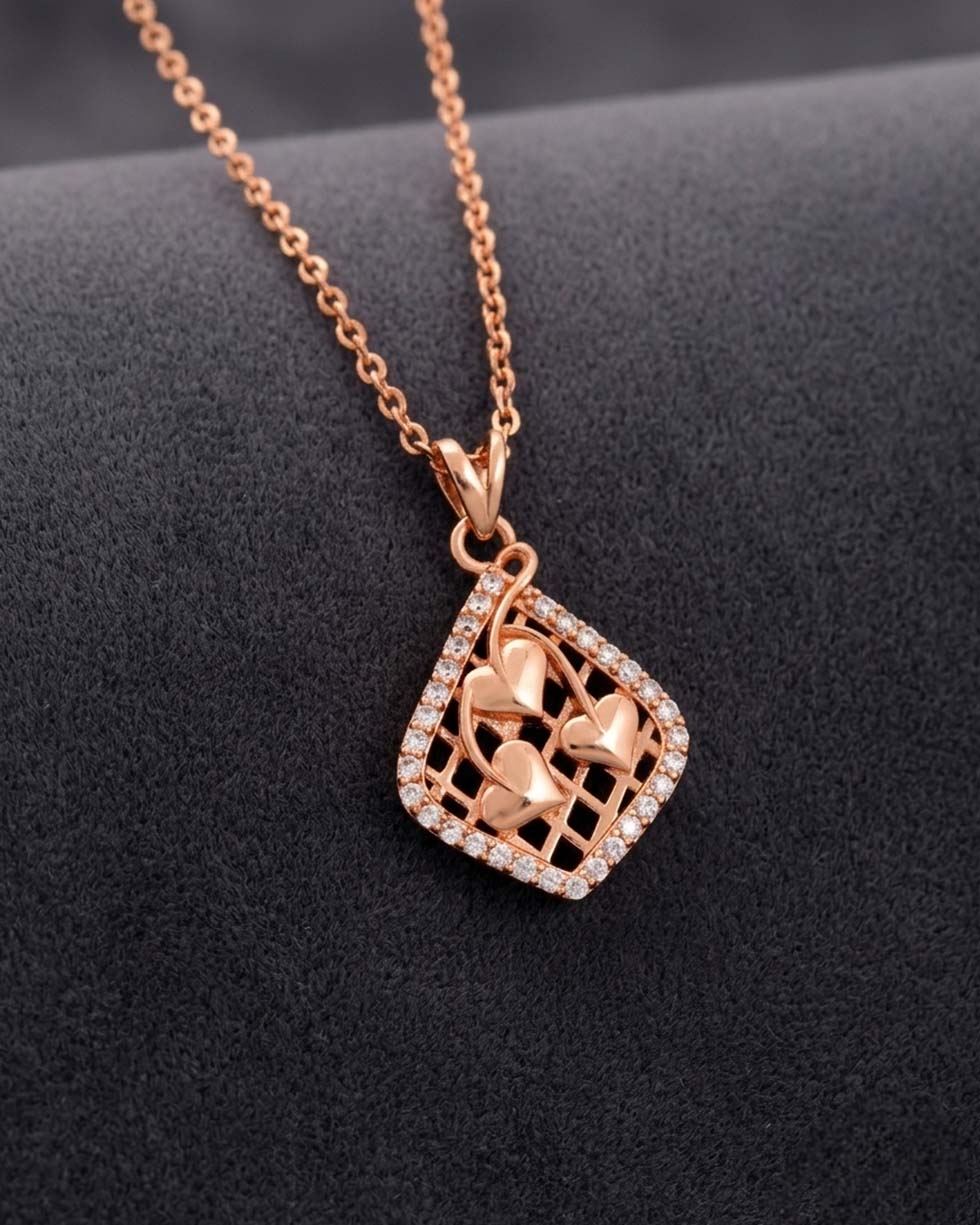 Heart Mesh Pendant - image 4