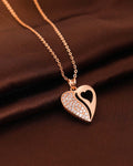 Love Heart Pendant with Chain