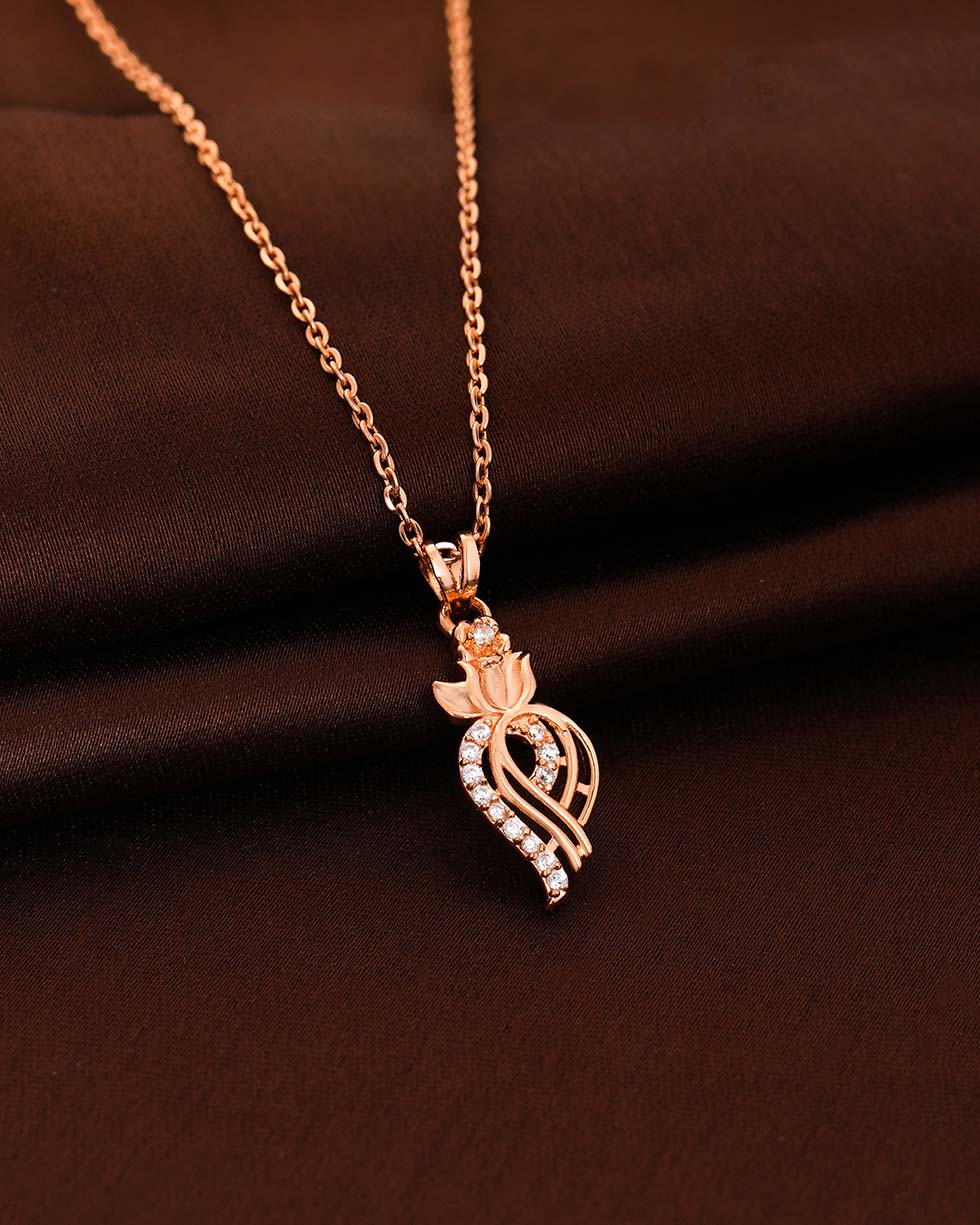 Silver Lotus Bud Pendant