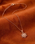 Silver Lotus Pendant