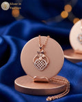 Silver Mesh Heart Pendant