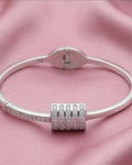 Silver Roller Pavé Bangles