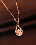 Silver Shell Drop Pendant