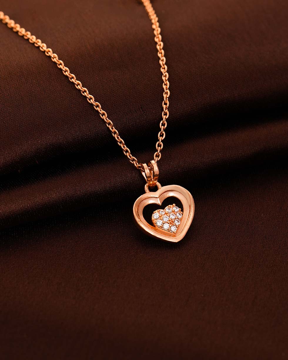 Silver Twin Heart Pendant